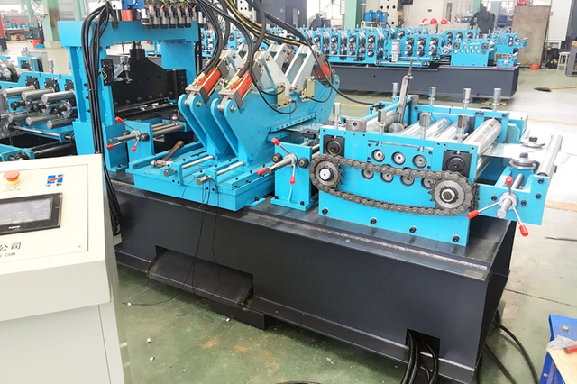 SMC80Z120-300 CZ Purlin Roll Forming Machine